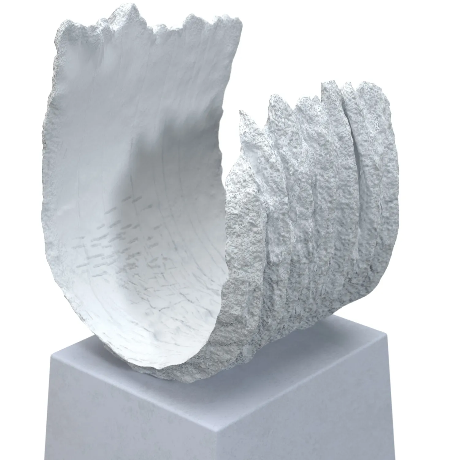 Koji Shiraya Trinary Pottery Sculpture PBR 3D Model_05